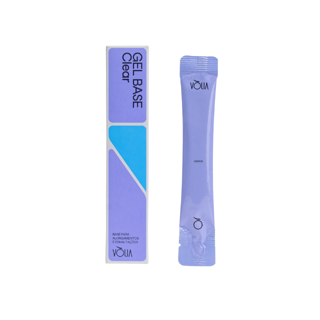 Vòlia Gel Base Trasparente - Base Professionale per Unghie in Gel - Scegli il Formato: Flacone da 0,32 oz (9 ml) o Bustina Ricarica da 0,42 oz (12 g)