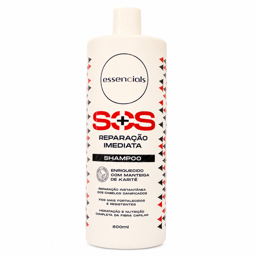 iLike Professional Essencials SOS Shampoo – 27.05 fl oz (800 ml) – official product image 1 – Buy now at MKPBR.COM – Worldwide Shipping
