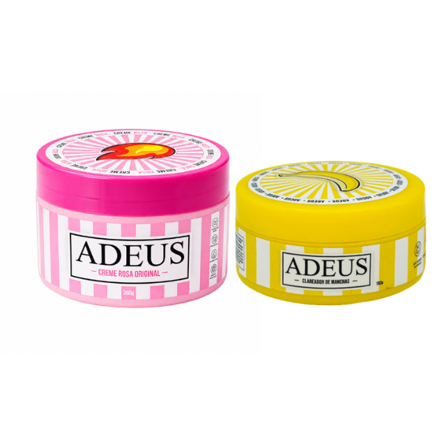 Adeus クリームキット – マルチアクションボディクリーム 300g + ダークスポットコレクティングクリーム 100g
