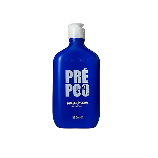 Gold Spell Co. Pré-Poo Praia & Piscina 250ml – Blue bottle pre-shampoo for hair protection and hydration against sun, sea and pool – Buy now at mkpbr.com – Worldwide Shipping